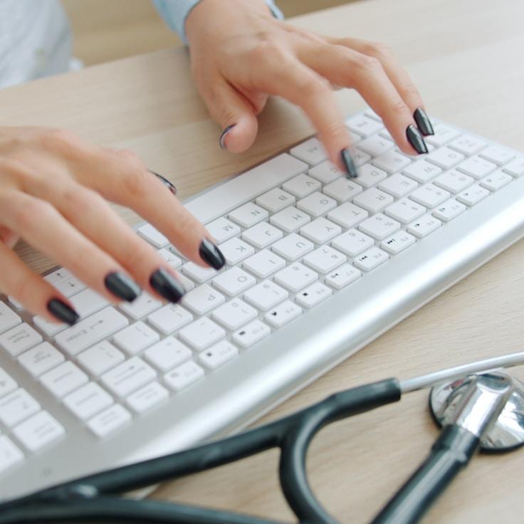 iOS app development workspace